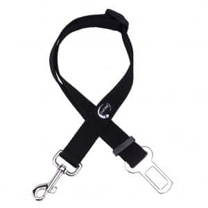 Cinturón de Seguridad para Perros 19-31 Pulgadas Ajustable Duradero Cinturón de Seguridad de Coche para perro Cachorro Gato Gata Mascotas