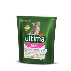 Accesorios y Complementos para Mascotas y Animales 20 Ultima Gatos Junior Cat - Pollo & Arroz 400 g