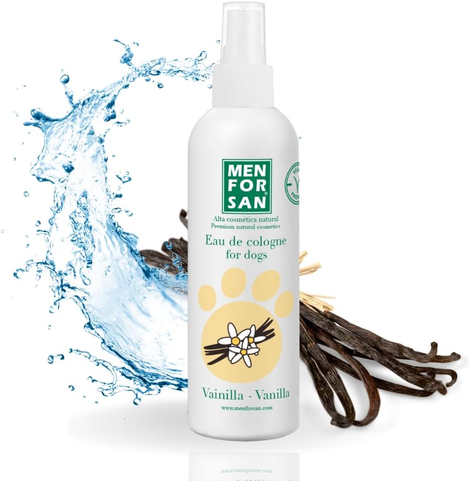 MENFORSAN Eau de Toilette for Dogs | Vanilla | Intense and Refreshing Scent | Deodorant Effect | With Very Gentle Ingredients EU Do Not Irritate the Skin | With Neutral pH | 125 ml 1