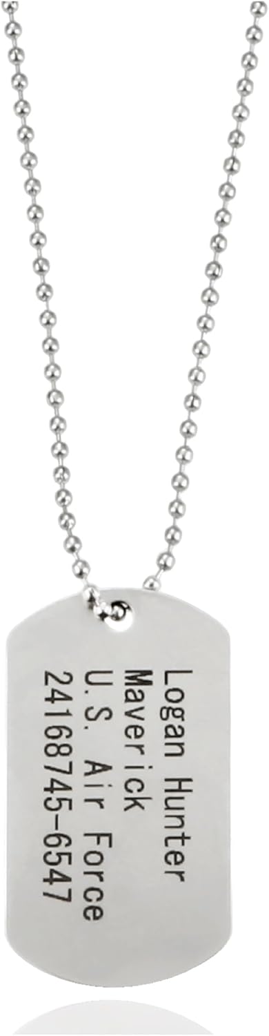 TK Gruppe Timo Klingler US Army Dog Tag Silver Chain for Carnival Carnival Carnival 1