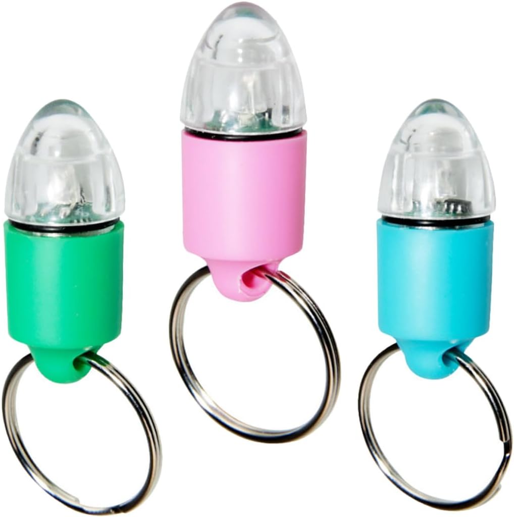 3 Pieces Luminous Pet Pendants Strong and Safe Small Dog Collar Ornaments Visible Outdoor Party Accessories Blue Green Pink LED Light 1
