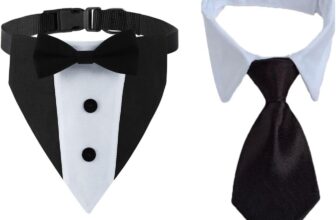 2pcs Pet Suit Collar Dog Accessories Dog Wedding Clothes Pet Supplies Pet Clothes Triangle Scarf