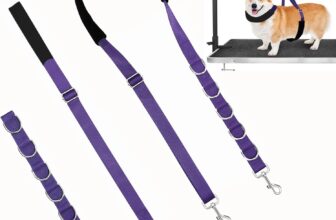 ASOCEA Dog Grooming Belly Strap Adjustable Nylon Loop for Pet Bath Dog Grooming Extension Grooming Table Arm Accessories for Small Medium Dogs Cat