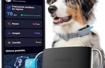 Invoxia Minitailz – Dog Health & GPS Tracker #1 – Cardiac & Respiratory Scanning – Real Time Location – Activity & Wellness Analysis – No Subscription – Compact & Lightweight
