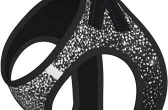 Arnés de verano para cachorros con estampado de purpurina plateada brillante con reflectante, accesorios para perros y gatos pequeños, medianos y grandes