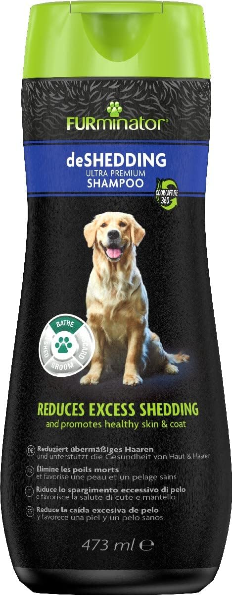 FURminator Shedding Ultra Premium Dog Shampoo - Removes Dead Hair Effectively - 16 oz 1
