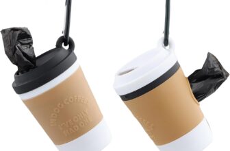 Dog Poop Bags, 2 Pieces Dispenser for Dog Poop Bags, Practical Accessory for Walking Cats, Portable Plastic Bag Holder for Pets, Cats (Multicolor)