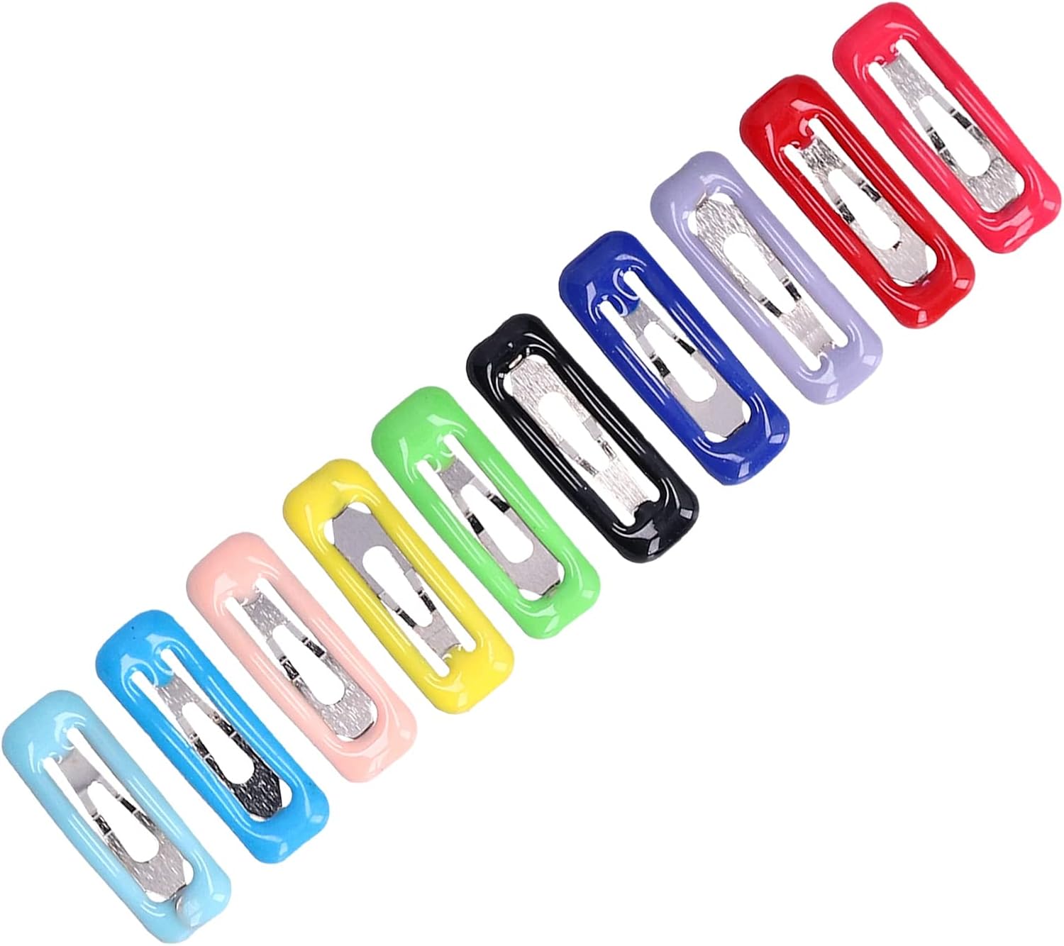 Hztyyier 50 Pcs Small Pet Hair Clips Hair Clips 0.8 Inch Colors for Care Little Girls Small Breed Tea Cup Yorkie Maltese Bunny 1