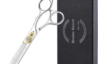 Dream Reach Dog Grooming Scissors – 7″ Thinning Scissors, Texturing, Mixing and Layering for Dogs, Cats and Other Pets – Japanese 440C Stainless Steel