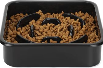 PETTOM Slow Feeder Dog Accessory, Anti-oracity Bowl Dog Accessories for Slow Eating Slow Food