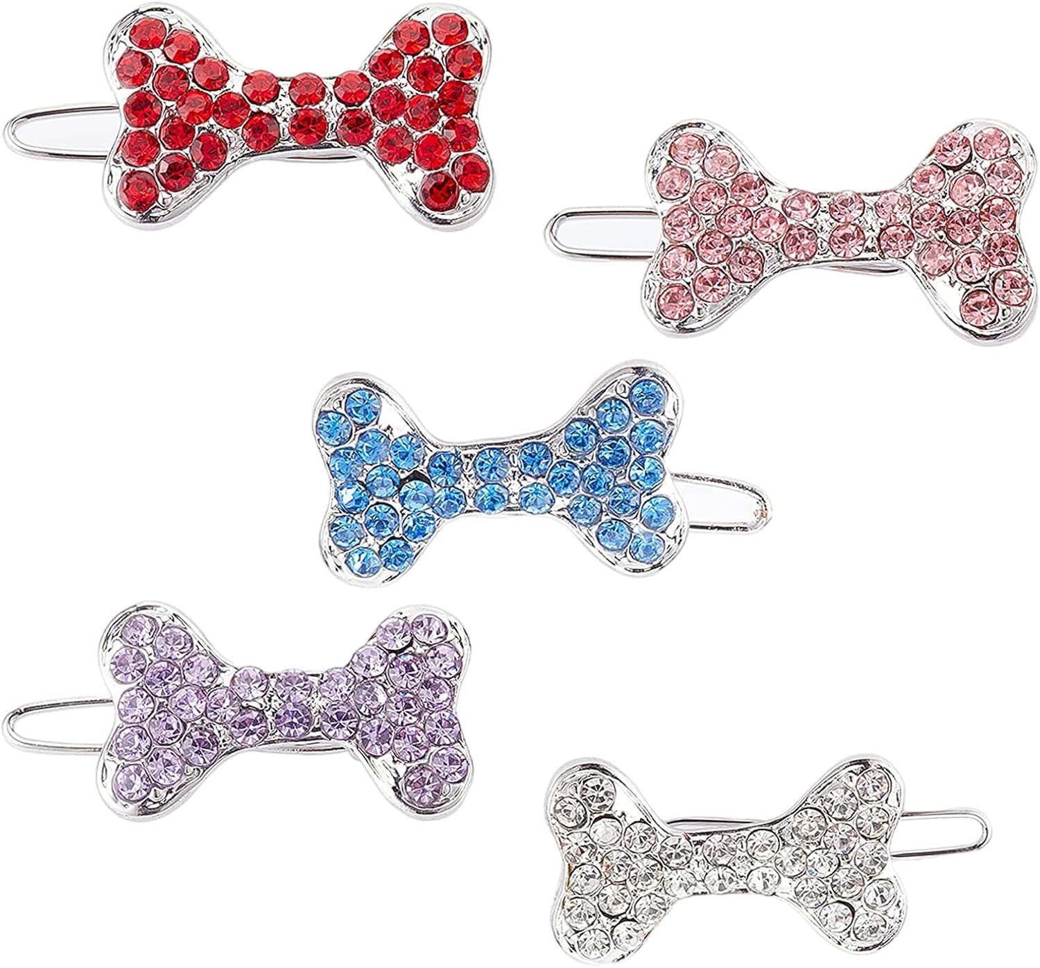 5 Pieces Dog Hair Clips, Pet Hair Bows, Dog Hair Accessories for Small and Medium Dogs 1