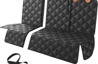 KYG Non-Slip Protective Cover for Pets, Dog and Children Water Resistant Durable Car Seat with 1 Universal Safety Belt for Truck, SUV