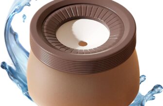 Slow Drinking Bowl for Dogs | 1200ml Puppy Drinking Bowl for Slow Drinking | Floating Non-Drip Bowl Accessory for Small Medium Large Puppy