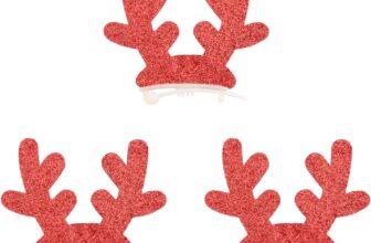 PRETYZOOM 3piezas Accesorios Para Mascotas Creativas Para Pelo Decoración Festiva Para Perros y Gatos Para Fotografía y Celebraciones De Navidad Rojo