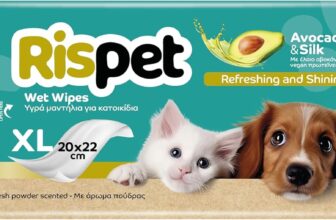 XL Avocado & Silk Cloths for Dogs, Cats & Pets – 54 Wipes
