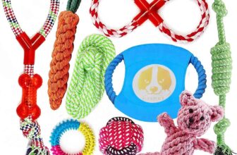 FONPOO Dog Toys Group Durable Chew Rope Loneliness Group Toy for Small Medium Solo Puppy to Keep Your Dog Healthy 10 Pieces …