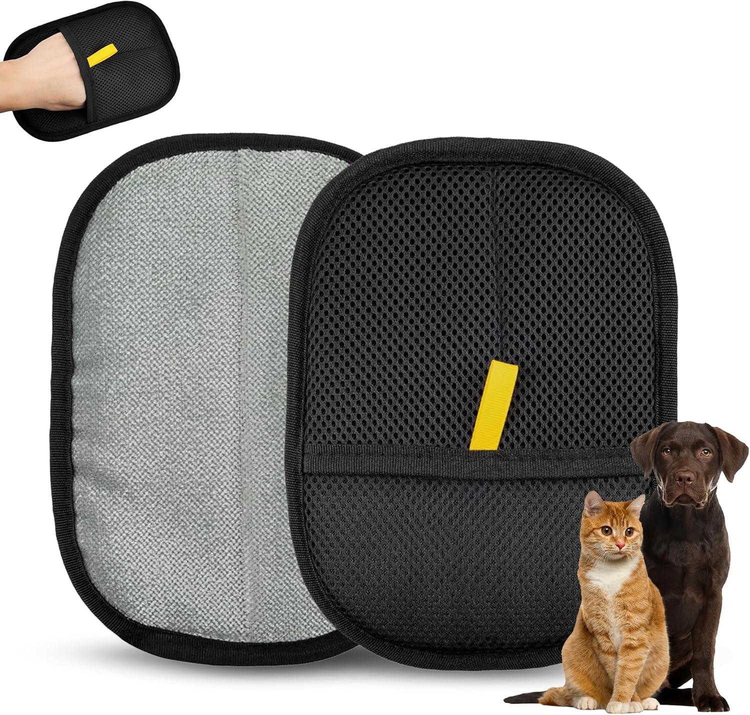 Cat Hair Remover Glove, Pet Hair Remover Mitt, Dog Hair Remover, Reusable Glove Remove Pet Hair (1pack), Ideal for Daily Use. 1