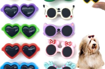 DHER 10 Pieces Pet Hair Clips Pet Clips Small Pet Hair Clips for Dogs Pet Hair Clips Small Clips for Animal Hair Super Cute Dog Headdress (A)