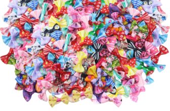 100 Bows, 10 Bone Hair Accessories, Dog Flies, Dog Hair Bows, Dog Grooming Accessories, Dog Collar Bows