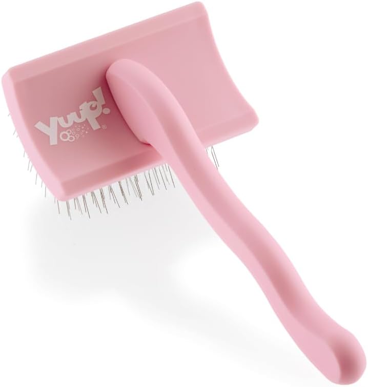 ¡YUUP! - PINKBRUSH MINI Cepillo profesional de dientes largos y cardado de alta densidad para perros y gatos, accesorios para el cuidado de mascotas 1