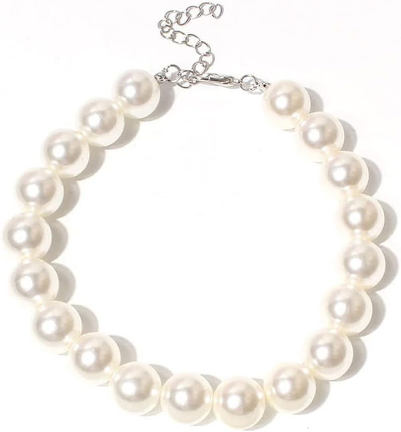 Adorable Collar de perlas para mascotas, joyería ajustable para perros y gatos, accesorios para vestido de niña Chihuahua York 1