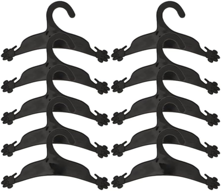 10 Uds. Accesorios para mascotas, gancho con forma de pata de perro, ropa para perros de gran tamaño, ropa para cachorros, perchero, gancho con forma de pata grande, ganchos de plástico 1