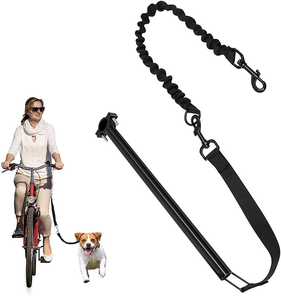 BEIJIALY Correa para Bicicleta y Perro, Accesorio para Hacer Ejercicio a Perros en Bicicleta con Manos Libres 1