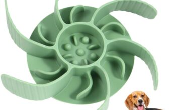 IKOPFLN Accesorios para comedero para perros, comederos en espiral antiengullimiento de comida lenta, alimentación lenta para perros y gatos, tamaño ajustable, antideslizante
