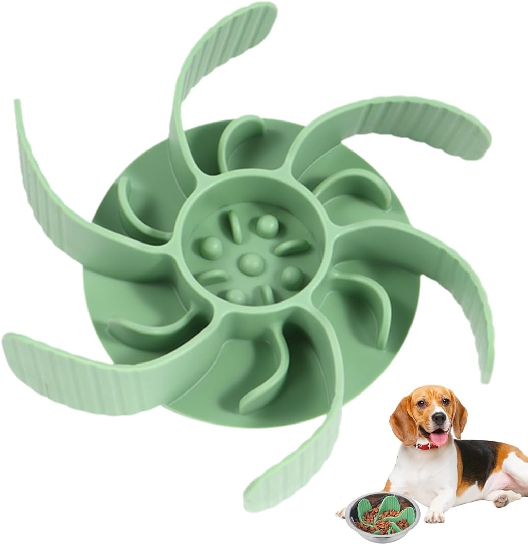 IKOPFLN Accesorios para comedero para perros, comederos en espiral antiengullimiento de comida lenta, alimentación lenta para perros y gatos, tamaño ajustable, antideslizante 1