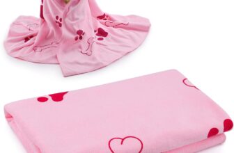 1 pieza de toalla para perros de 100x60cm, toalla de felpa de Coral suave y Extra absorbente de secado rápido, toalla para el hogar, Toalla de baño para mascotas y accesorios para perros