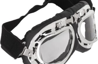 Gafas de sol creativas para perros, diseño grande para razas medianas a grandes, accesorios elegantes inspirados en mascotas (transparente)