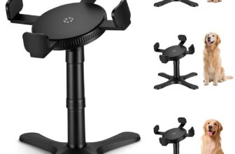 Comedero Elevado para Perros, Comedero para Perros de 14-34 cm de Alto con 3 Alturas Ajustables, Comedero para Perros Antideslizante para Grandes, Medianos y Pequeños, Accesorios para Perros que Protegen la Columna Vertebral