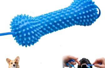 Accesorio dental canino de doble acción, juguete para masticar dental para perros para un cepillado de dientes más fácil, cuidado bucal de mascotas para perros pequeños, medianos y grandes (1pcs)