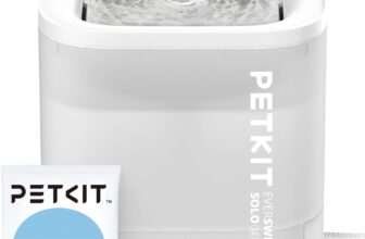 PETKIT EVERSWEET Fuente Automática para Gatos 1.85L, Bomba de Agua Inalámbrica, Bebedero para Gatos Ultra Silencioso, 35dB, Luz LED Inteligente, Unidad de Filtro 3.0, Fuente de Agua para Gato