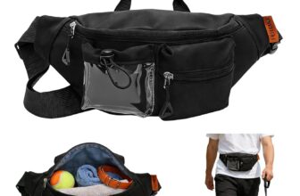 Bolsa Premios Perro, Perros Accesorios y Mascotas Perros Accesorios,Bolsa Premios Perro Bolsa de Entrenamiento Plegable con 3 Bolsillos Cinturón Portabolsos y Bandolera