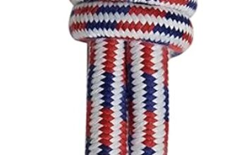 Aimé | Juguetes para perros | Mordedor para Perros con Cuerda | Nudo Doble 35 cm | Fácil de almacenar y transportar | Perros de todas las edades y tamaños | Tiempos de juego y diversión | Accesorios para perros