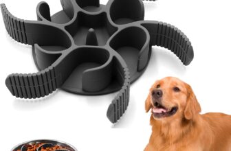 Comedero para perros antioracidad, alimentador lento, comedero para perros, comedero lento, cuenco para perros, accesorio para cuenco antiglotón, plato de alimentación lenta que promueve una alimentación saludable y una digestión lenta
