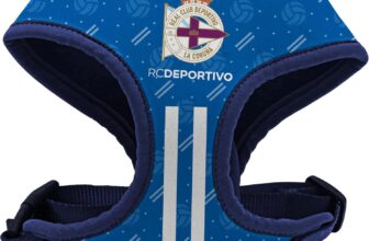 CyP Brands Sports Coruña, Arnés, Collar para Perros, Accesorios para Mascotas, Talla L, Producto Oficial