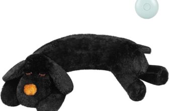 WEOK Cachorro Latido del Corazón para Perros, Alivio de la Ansiedad por Separación, Latido del Corazón, Peluche Calmante para Ayudar al Comportamiento de Ansiedad, Peluche para Perros