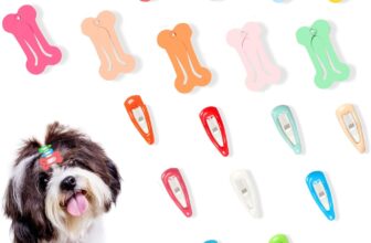 YAODHAOD 20 Piezas Pinzas para el Cabello para Perros Accesorios para el Cabello para Perros Pinza para el Cabello para Perros Cepillo pequeño Multicolor Gorro con Horquilla Productos de Aseo