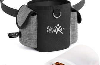 Bolsa de golosinas para perros, juego de 3 bolsas para accesorios de entrenamiento para perros (bolsa de silicona para golosinas para perros y mochila para adiestramiento de perros y dispensador de bolsas para excrementos) para entrenamiento para caminar