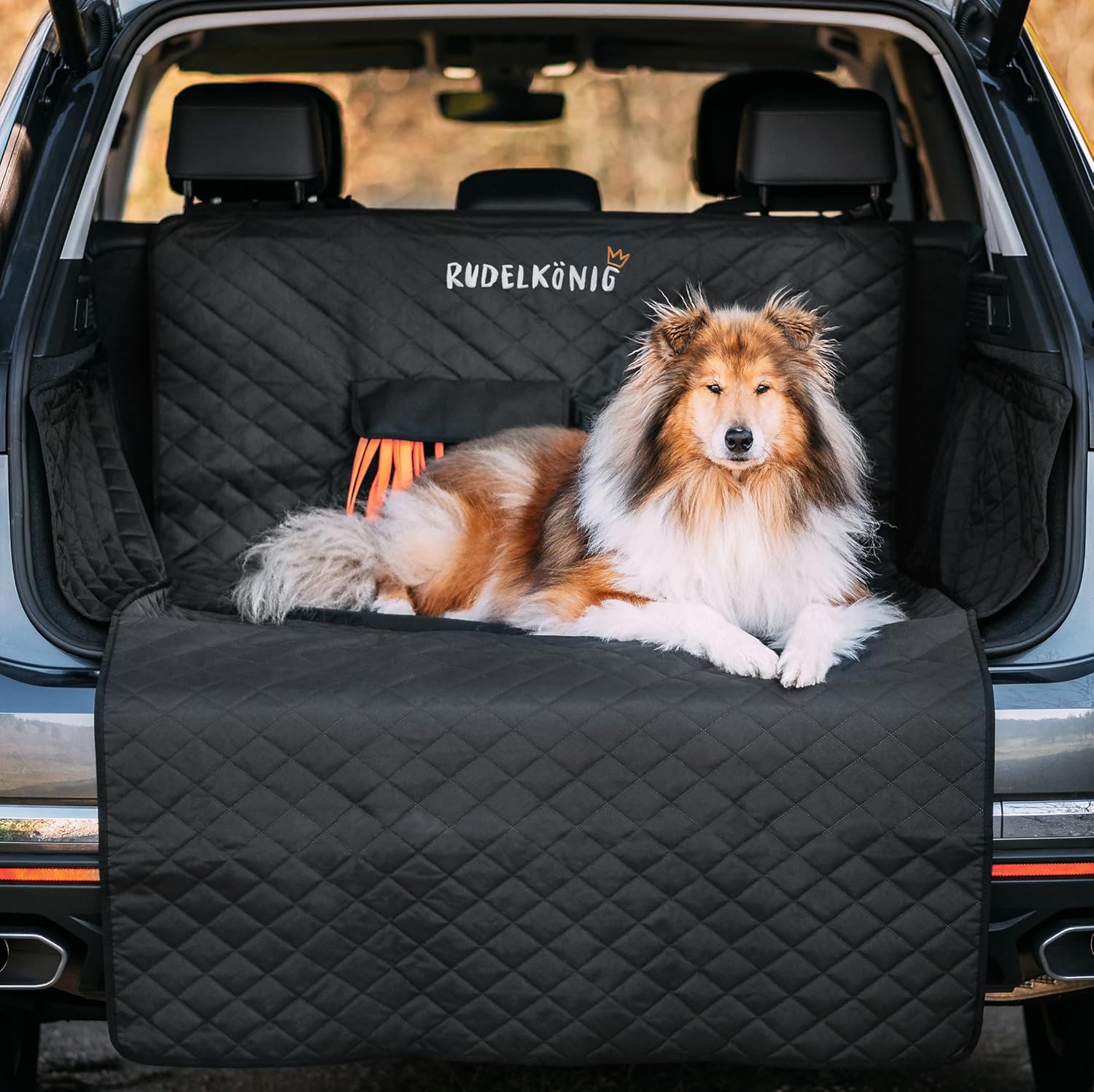 Rudelkönig Protector para maletero – Impermeable y universal – Funda para maletero de coche para perros – Funda para maletero de coche 1