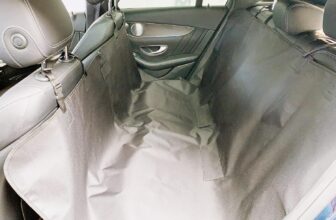 Dedimi Hamaca para Asiento de Coche para Perros – Fundas Protectoras de Asiento Trasero para Mascotas Niños Impermeables Duraderas Antideslizantes – para Coches, Caravanas, Camiones SUV (Negro)