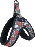 Triangle Harness for Small Dogs – Size S1 – 14 x 13 x 4 cm – Mosaic Design – Very Resistant and Comfortable – Reduces Pulling – Dog Accessories