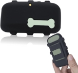 Silicone Holder Compatible with GPS Tractive XL Dog Tracker, Anti-Scratch Rubber Accessories, Safe and Sturdy Case with Pet Collar Strap (Black)