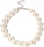 Adorable Collar de perlas para mascotas, joyería ajustable para perros y gatos, accesorios para vestido de niña Chihuahua York