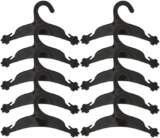 10 Uds. Accesorios para mascotas, gancho con forma de pata de perro, ropa para perros de gran tamaño, ropa para cachorros, perchero, gancho con forma de pata grande, ganchos de plástico