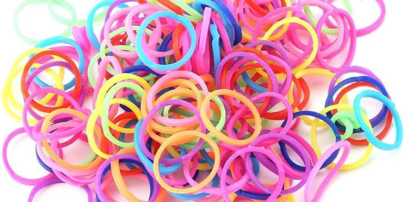 Pet Dog Cat Rubber Bands High Elasticity Mix Colors Varies Patterns Pet Hair Bands Dog Hair Accessories Pet Grooming Products