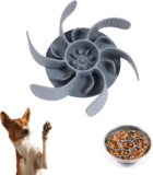 Inserto de comedero lento para perros, comedero antioracidad para perros, inserto de comedero lento de silicona, accesorio para perros de comedero lento, mejora la digestión, antideslizante