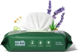 Earth Rated Hypoallergenic Dog Wipes for Cleaning and Eliminating Odors from Paws, Body and Butt, Puppies and Adult Dogs, Lavender Scent, 100 Count
